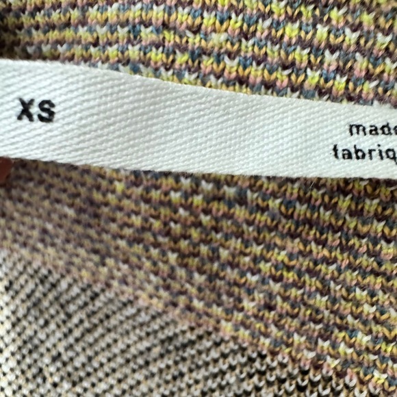 Anthropologie Bohemian‎ Bricolage Knit Patchwork Cardigan Sweater XS - Picture 6 of 10